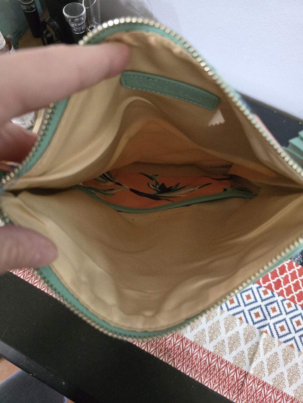 Rachel Pally reversible zip clutch/pouch - Picture 4 of 5